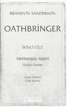 Oathbringer 2. Cilt: Fırtınaışığı Arşivi Üçüncü Roman