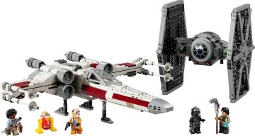 LEGO Star Wars TIE Fighter ve X-Wing Birleşimi 75393-9 Yaş ve Üzeri Star Wars Sevenler için İnşa Edilebilen Starfighter Oyuncak Yapım Seti (1063 Parça)