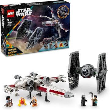 LEGO Star Wars TIE Fighter ve X-Wing Birleşimi 75393-9 Yaş ve Üzeri Star Wars Sevenler için İnşa Edilebilen Starfighter Oyuncak Yapım Seti (1063 Parça)