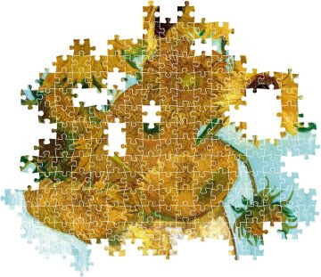 Clementoni - 1000 Parça Museum Collection Yetişkin Puzzle - Van Gogh “Sun Flowers”