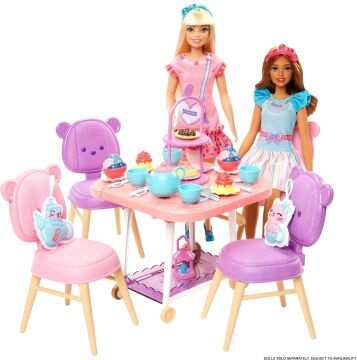 My First Barbie - İlk Barbie Bebeğim Çay Partisi Oyun Seti, 3 yaş ve üzeri, HMM65