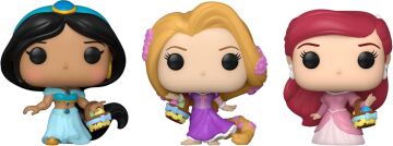 Funko Cep Pop!: Disney - Paskalya Yasemini, Rapunzel ve Ariel 3'lü Paket