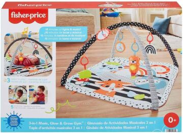 Fisher Price Neşeli Hayvanlar 3'ü 1 Arada Jimnastik Merkezi