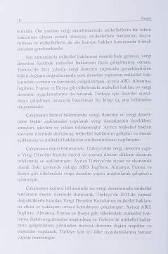 Vergi Denetiminde Mükellef Hakları ve Türkiye'de Mükellef Haklarının Geliştirilmesine Yönelik Öneriler