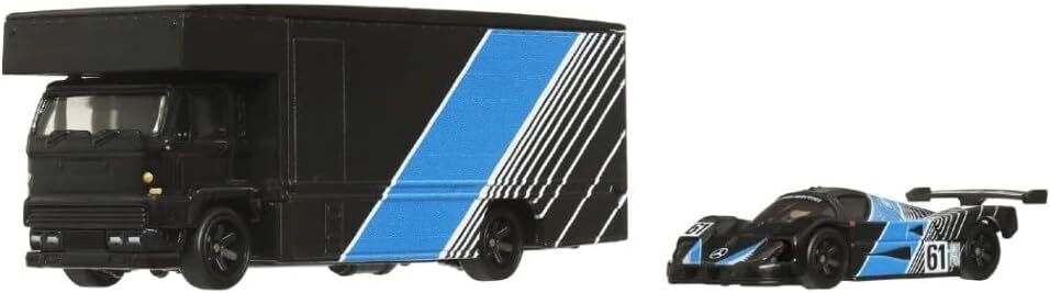 Hot Wheels Premium Car Culture Team Transport FLF56-HRV41 Sauber-Mercedes C9 & Fleet Flyer