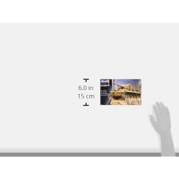 Revell 03262 Tank PzKpfw VI Ausf. H Kaplan, Çok Renkli, 1:72 Ölçek