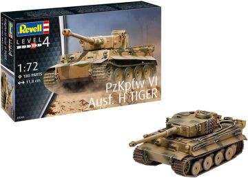 Revell 03262 Tank PzKpfw VI Ausf. H Kaplan, Çok Renkli, 1:72 Ölçek