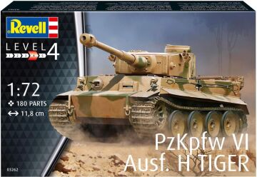 Revell 03262 Tank PzKpfw VI Ausf. H Kaplan, Çok Renkli, 1:72 Ölçek