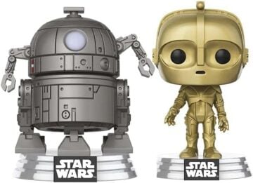 Funko Pop! Disney: Star Wars Concept - C-3PO & R2-D2 (Yalnızca Disney'de) 2'li Paket Bobble-Heads Vinil Figürler