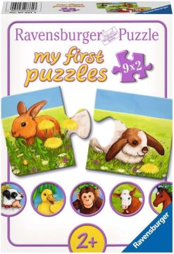 Ravensburger 9x2 Parça Yapboz Hayvanlar