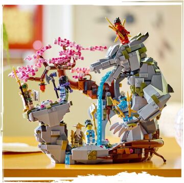 LEGO NINJAGO Ejderha Taşı Tapınağı 71819-13 Yaş ve Üzeri Gençler için 6 Minifigür İçeren Yaratıcı Oyuncak Yapım Seti (1212 Parça)