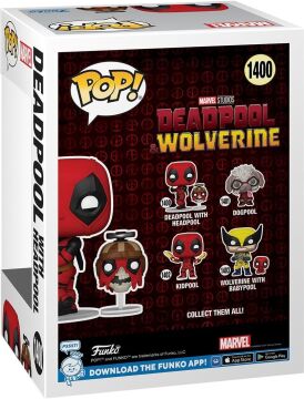 Funko Pop! & Buddy: Deadpool & Wolverine - Headpool ile Deadpool