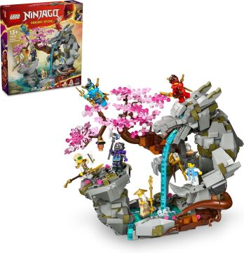LEGO NINJAGO Ejderha Taşı Tapınağı 71819-13 Yaş ve Üzeri Gençler için 6 Minifigür İçeren Yaratıcı Oyuncak Yapım Seti (1212 Parça)