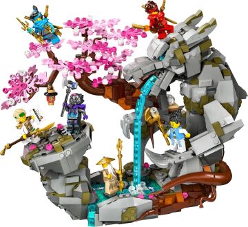 LEGO NINJAGO Ejderha Taşı Tapınağı 71819-13 Yaş ve Üzeri Gençler için 6 Minifigür İçeren Yaratıcı Oyuncak Yapım Seti (1212 Parça)