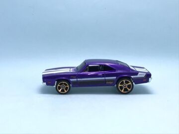 Hot Wheels - ´69 Dodge Charger 500 - Then and Now 8/10 - HKJ46 - Short Card - metalik mor - Mattel 2023 - 1:64