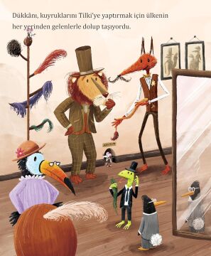Tilki ve Oğlunun Kuyruk Dükkânı(sert kapak)