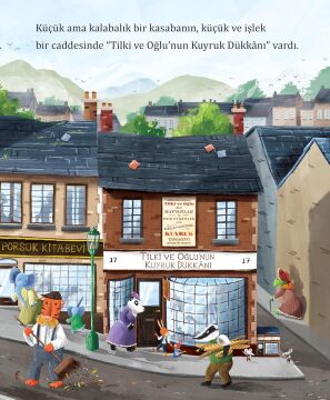 Tilki ve Oğlunun Kuyruk Dükkânı(sert kapak)