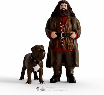 Schleich Harry Potter'ın Büyücü Dünyası 2 Parçalı Set Hagrid & Fang Figürleri ile 6 Yaş Çocuklar için