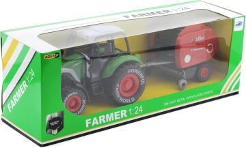 Mega brands Sürtmeli Die Cast Yeşil Traktörlü Biçerdöver