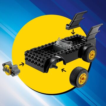 LEGO® DC Batmobile Takibi: Batman Joker’e Karşı 76264-4 Yaş ve Üzeri Çocuklar için Süper Kahraman Aksiyonu içeren Yaratıcı Oyuncak Yapım Seti (54 Parça)
