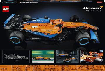 LEGO® Technic McLaren Formula 1™ Yarış Arabası 42141 - Araba Seven Yetişkinler İçin Model Yapım Seti (1432 Parça)