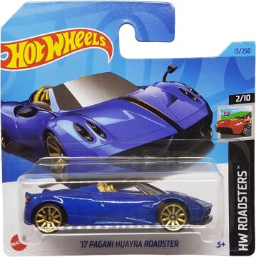 Hot Wheels - ´17 Pagani Huayra Roadster - HW Roadsters 2/10 - HKK08 - Short Card - koyu mavi - Mattel 2023