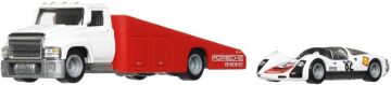 Hot Wheels Premium Car Culture Team Transport FLF56-HRV47 '66 Porsche 906 Carrera 6 & Carry On