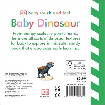 Baby Touch and Feel Baby Dinosaur