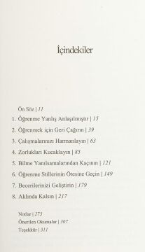 Aklında Kalsın: Başarılı Öğrenme Bilimi