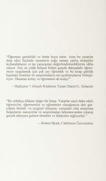 Aklında Kalsın: Başarılı Öğrenme Bilimi