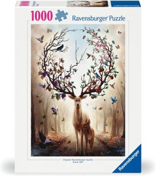 Ravensburger 1000p Puzzle Büyülü Geyik, Yapboz