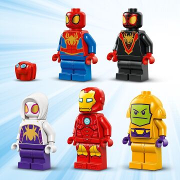 LEGO® Marvel 4+ Spidey Takımı Ağ Örücü Karargahı 10794-4 Yaş ve Üzeri Çocuklar için 5 Minifigür İçeren Yaratıcı Oyuncak Yapım Seti (193 Parça)