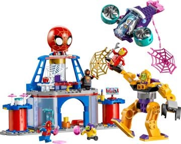 LEGO® Marvel 4+ Spidey Takımı Ağ Örücü Karargahı 10794-4 Yaş ve Üzeri Çocuklar için 5 Minifigür İçeren Yaratıcı Oyuncak Yapım Seti (193 Parça)