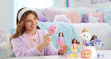 Barbie Cutie Reveal Bebekler Chelsea Sevimli Kostümler Serisi - Ayıcık