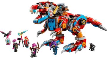 LEGO DREAMZzz Cooper’ın Robot Dinozoru C-Rex 71484 – 9 Yaş ve Üzeri Çocuklar İçin 4 Minifigür ve T. rex Modeli İçeren Yaratıcı Oyuncak Yapım Seti (917 Parça)