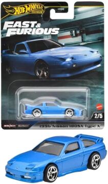 Hot Wheels Fast-Furious Premium Araba 1996 NISSAN 180SX TYPE X HNW46-HVR62