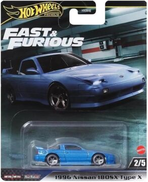 Hot Wheels Fast-Furious Premium Araba 1996 NISSAN 180SX TYPE X HNW46-HVR62