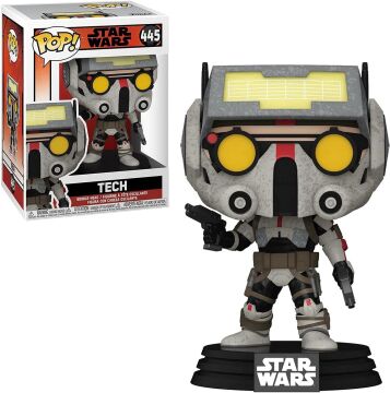 POP Star Wars: Bad Batch - Tech Funko Pop! Vinil Figür (Uyumlu Pop Box Koruyucu Kılıfla Bağlanmıştır), Bad Toplu Teknoloji, Çok Renkli, 9,5 cm