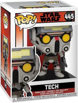 POP Star Wars: Bad Batch - Tech Funko Pop! Vinil Figür (Uyumlu Pop Box Koruyucu Kılıfla Bağlanmıştır), Bad Toplu Teknoloji, Çok Renkli, 9,5 cm