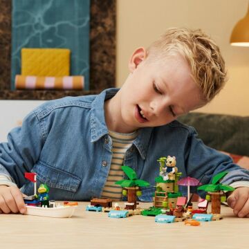 LEGO® Animal Crossing™ Kapp'n Ada Tekne Turunda 77048-6 Yaş ve Üzeri Çocuklar için Yaratıcı Oyuncak Yapım Seti (233 Parça)