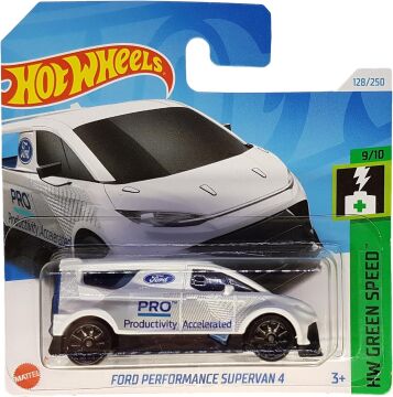 Hot Wheels - Ford Performance Supervan 4 - HW Green Speed 9/10 - HRY90 - Short Card - Kleintransporter - Beyaz - Mattel 2024-1:64