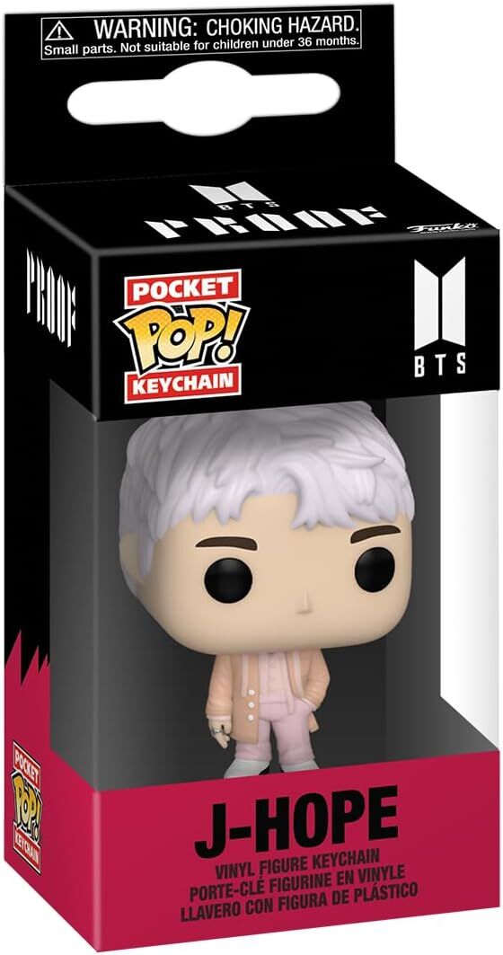 Funko Pop! Anahtarlık: BTS – J-Hope – J Hope – Vinil mini figür, koleksiyon, orijinal anahtarlık, çorap dolgusu, hediye fikri, resmi ürün, müzik hayranları, mini figür