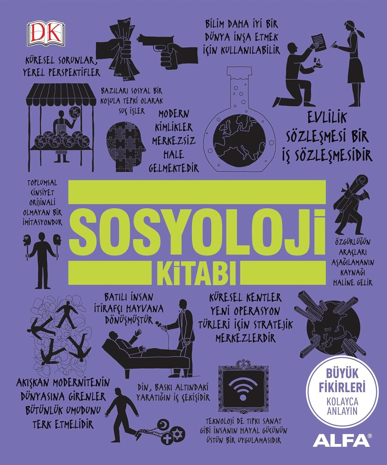 Sosyoloji Kitabı (Ciltli): Büyük Fikirleri Kolayca Anlayın
