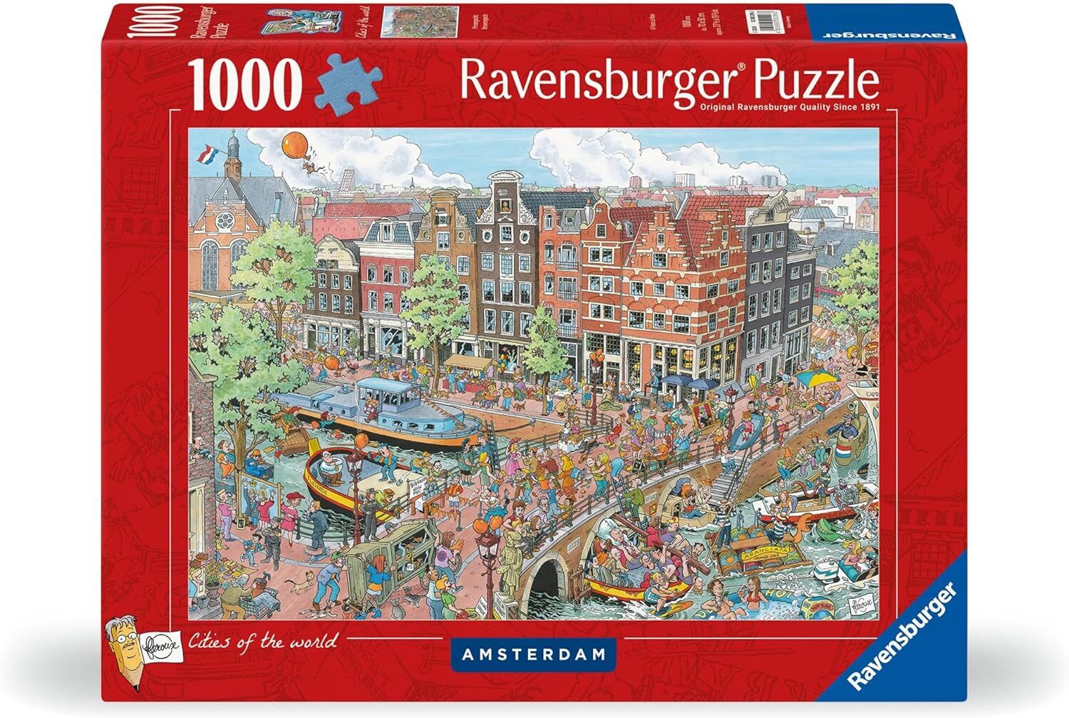 Ravensburger 1000p Puzzle Amsterdam, Yapboz