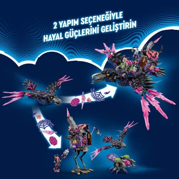 LEGO DREAMZzz Never Cadısı’nın Gece Yarısı Kuzgunu 71478 – 9 Yaş ve Üzeri İçin Fantastik Yaratık Figürleri İçeren Yaratıcı Oyuncak Yapım Seti (1203 Parça)