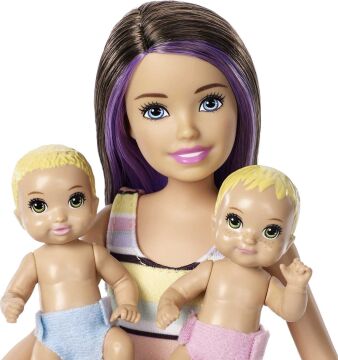Barbie Bebek Bakıcısı Skipper Uyku Eğitiminde Oyun Seti, 3 yaş ve üzeri, GFL38