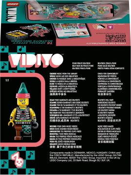 LEGO VIDIYO Punk Pirate BeatBox 43103 Yapım Seti (73 Parça) - Çocuklar için Kendi Müzik Video Kliplerini Oluşturabilecekleri, Artırılmış Gerçeklik Özellikli Oyuncak
