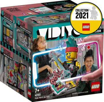 LEGO VIDIYO Punk Pirate BeatBox 43103 Yapım Seti (73 Parça) - Çocuklar için Kendi Müzik Video Kliplerini Oluşturabilecekleri, Artırılmış Gerçeklik Özellikli Oyuncak