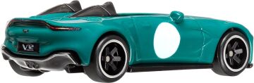 Hot Wheels Premium Araba Kültürü Devre Efsaneleri Oyuncak Araç, 1:64 Ölçekli Die-Cast Aston Martin V12 Speedster Koleksiyonerler için