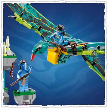 LEGO® Avatar Jake ve Neytiri’nin İlk Banshee Uçuşu 75572 Oyuncak Yapım Seti (572 Parça)